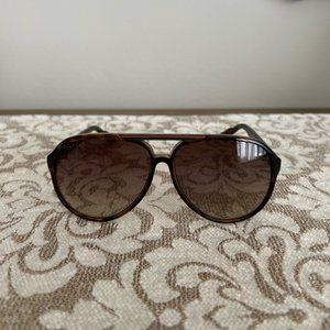 Gucci Havana Aviator Sunglasses GG 1627/S 7911W